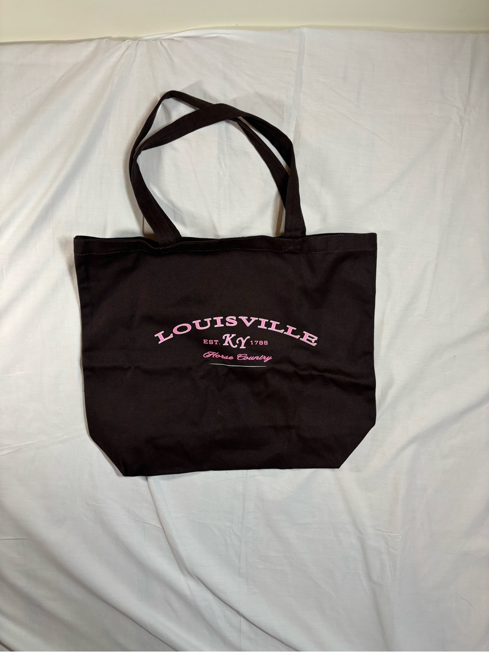 & Other Stories Black Tote with Pink Louisville Logo
